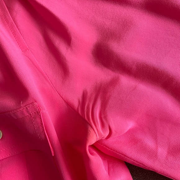 Hot Pink J Crew Blouse - Picture 5 of 5